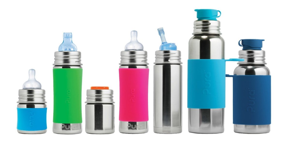 Pura Thermosfles Rvs 650Ml Set Zwart 3 delig koop je bij Babywinkel