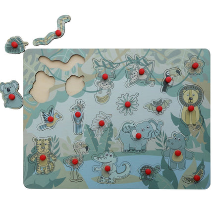 Puzzle 40x30 jungle - Babywinkel - 8714218729678