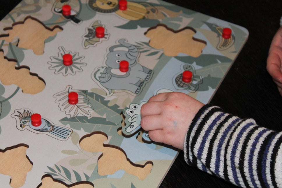 JeP Kids Puzzel 40X30 Jungle koop je bij Babywinkel