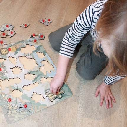 Puzzle 40x30 jungle - Babywinkel - 8714218729678
