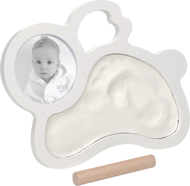 Rabbit shape picture frame with clay - Babywinkel - 8711811113903