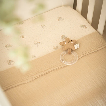 Rammelaar ster Heaven clay/warm linen koop je bij Babywinkel
