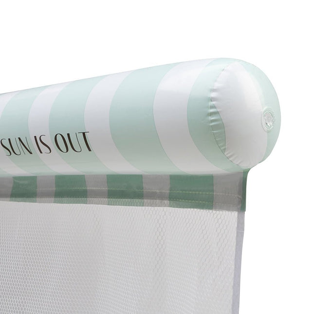 Resort Stripe Green Opblaasbare Waterhangmat koop je bij Babywinkel