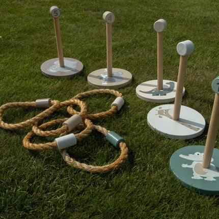 Ring toss taupe/green - Babywinkel - 8714218729685