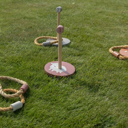 Ring toss taupe/pink - Babywinkel - 8714218729692