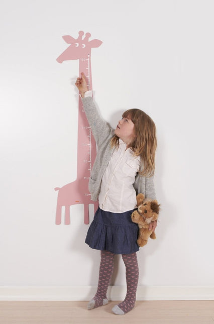 Roommate Groeimeter Giraffe Pale Rose koop je bij Babywinkel