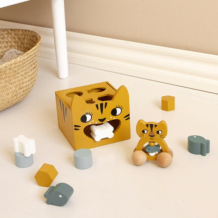 Roommate Rammelaar On Wheels Tiger - Roommate - Babywinkel - 5713137005149