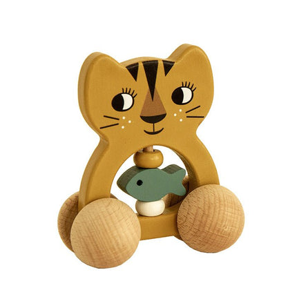 Roommate Rammelaar On Wheels Tiger - Roommate - Babywinkel - 5713137005149