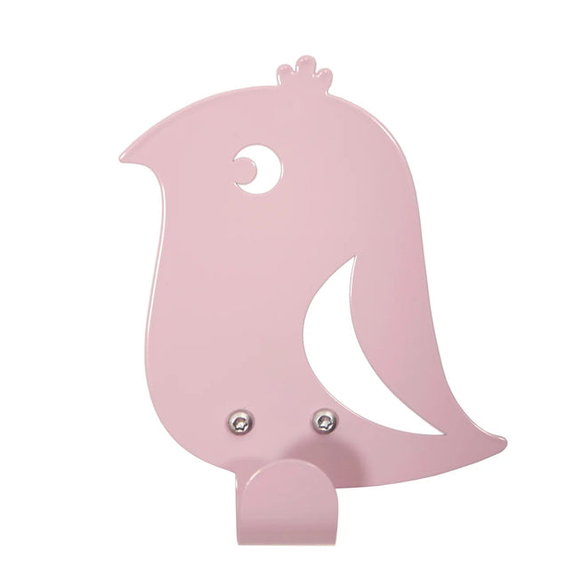 Roommate Wandhaak Lichtroze Vogel koop je bij Babywinkel