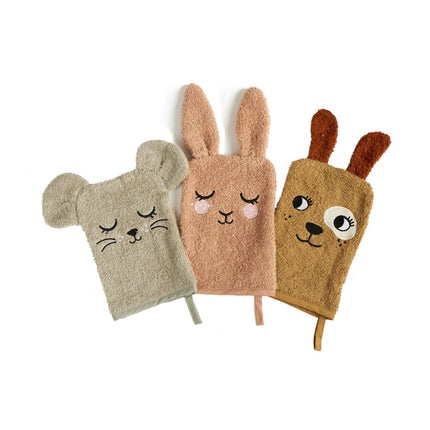 Roommate Washandje Konijn, Muis, Hond - Babywinkel - 5713137004777
