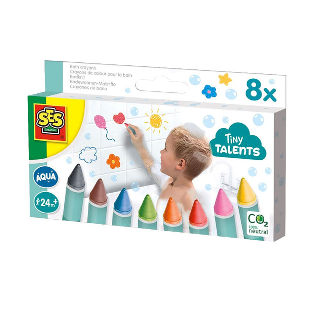 Ses 13050 Tiny Talents Kleuren In Bad 8 Pack - Babywinkel - 8710341130503