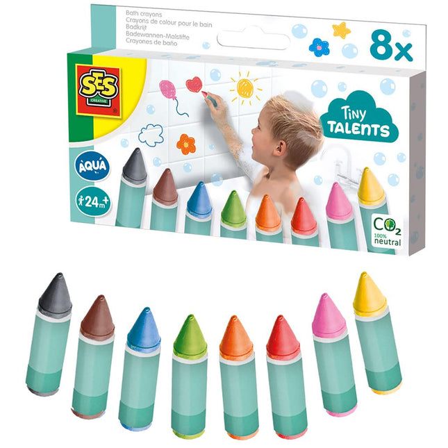 Ses 13050 Tiny Talents Kleuren In Bad 8 Pack - Babywinkel - 8710341130503