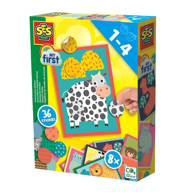 SES Creative Stickers Dierenprint 36St koop je bij Babywinkel