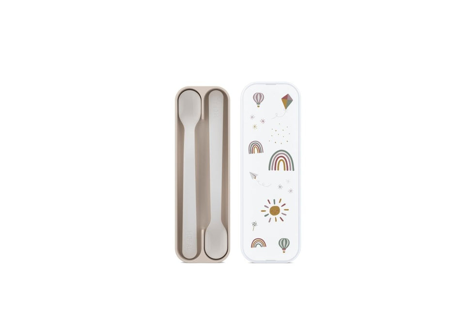 Set babylepel Mepal Mio 2 stuks - Sunshine & Rainbow - Babywinkel - 8720294048961