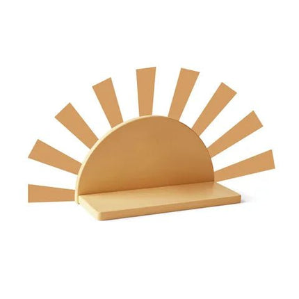 Shelf circle mustard incl sticks STAR - Babywinkel - 7340028736042