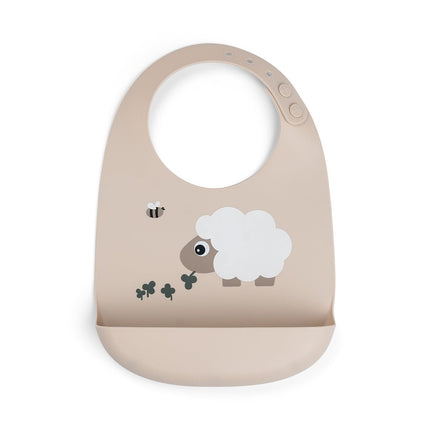 Silicone bib Sheepy - Babywinkel - 5712643055853