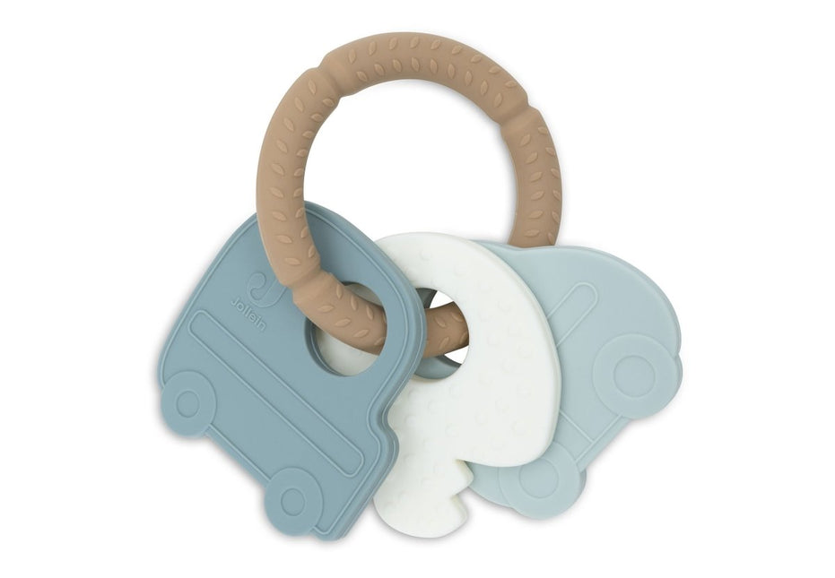 Siliconen Bijtring Sleutelbos - On The Go - Babywinkel - 8717329393714