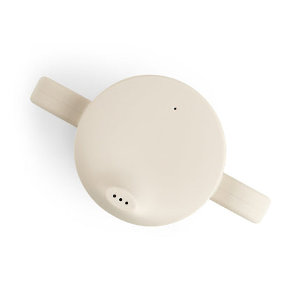 Siliconen drinkbeker met tuit en handvatten Celebration Sand koop je bij Babywinkel
