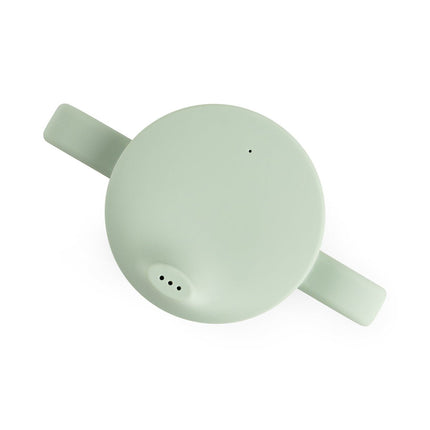 Siliconen drinkbeker met tuit en handvatten Playground Green koop je bij Babywinkel