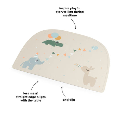 Siliconen placemat Celebration Sand koop je bij Babywinkel