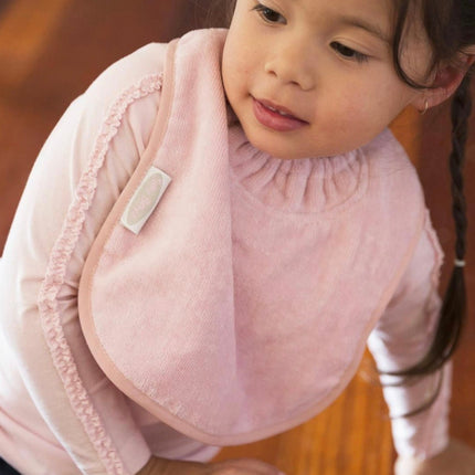 Silly Billyz Fleece small Longsleeve Bibs antique pink - Babywinkel - 9315455065155