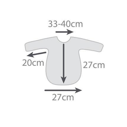 Silly Billyz Slabbetje Fleece Small Lange Mouwen Choco koop je bij Babywinkel
