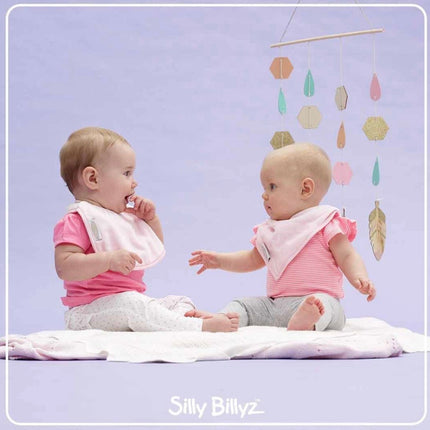 Silly Billyz Towel Bandana Bibs dusty antique pink - Babywinkel - 9315455073167