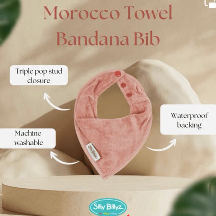 Silly Billyz Towel Bandana Bibs morocco - Babywinkel - 9315455013231
