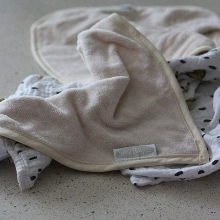Silly Billyz Towel Bandana Bibs white sand - Babywinkel - 9315455240781