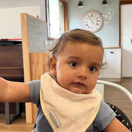 Silly Billyz Towel Bandana Bibs white sand - Babywinkel - 9315455240781
