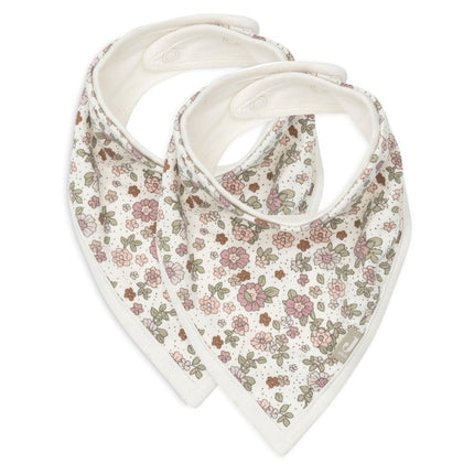 Slab Bandana Retro Flowers - 2 Stuks - Babywinkel - 8717329377011