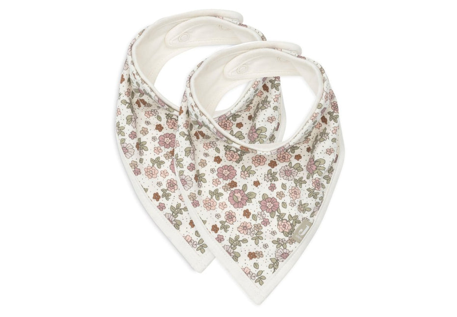 Slab Bandana Retro Flowers - 2 Stuks - Babywinkel - 8717329377011