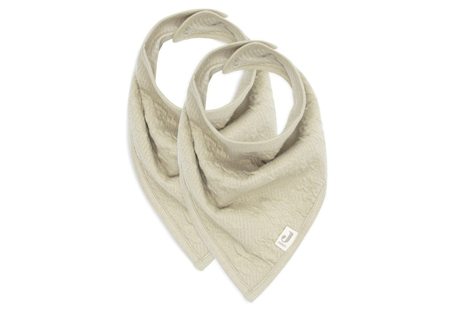 Slab Bandana Soft Waves - Olive Green - 2 Stuks - Babywinkel - 8717329377424