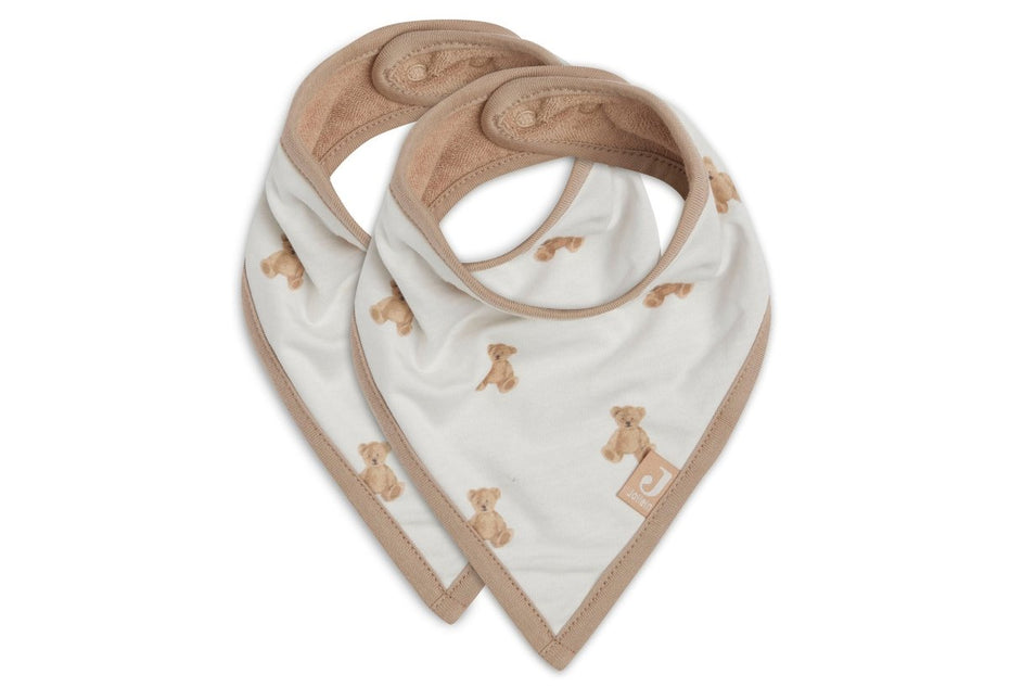 Slab Bandana - Teddy Bear - GOTS - 2 Stuks - Babywinkel - 8717329370098