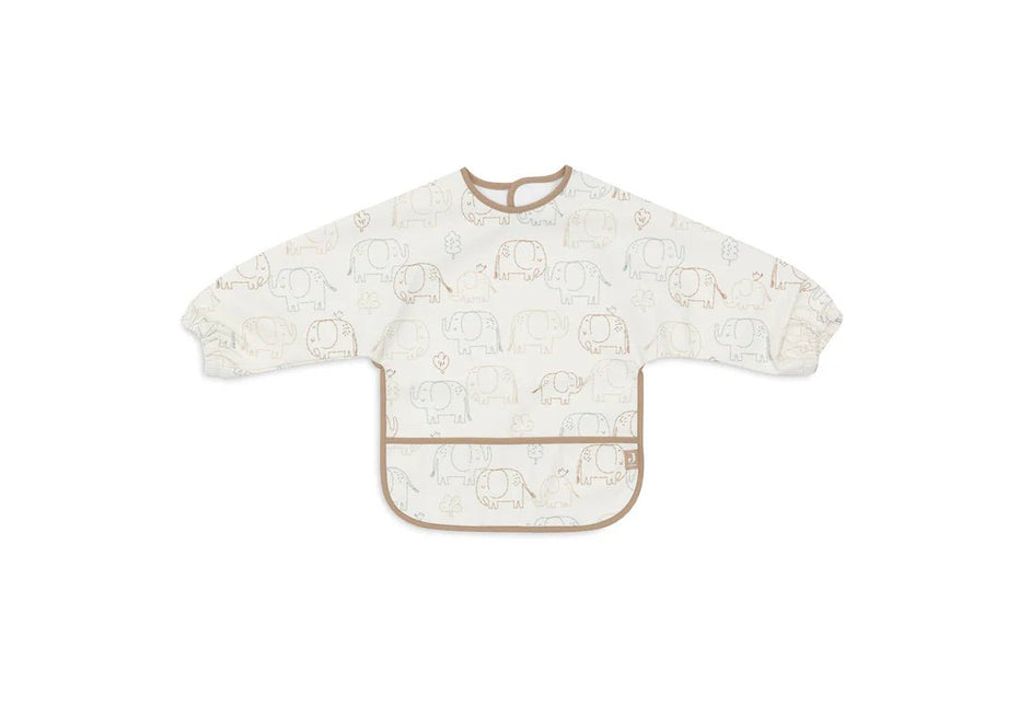 Jollein Slabbetje Met Mouw Elephant Tales Waterproef koop je bij Babywinkel