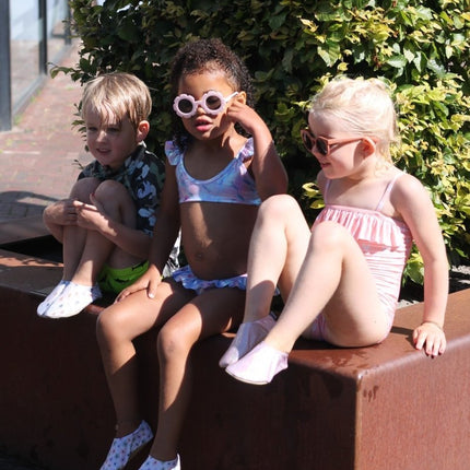 Slipstop Flower Colorful Shoes Girls - Babywinkel - 8683555283047