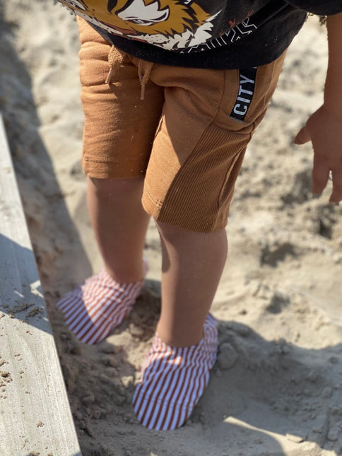 Slipstop UV Shirt Cognac Stripe koop je bij Babywinkel