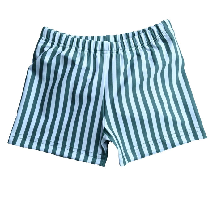 Slipstop Zwembroek Kind Green Bay Stripe koop je bij Babywinkel