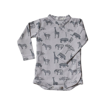 Snoozebaby Romper Storm Grey - Snoozebaby - Babywinkel - 8719743858305