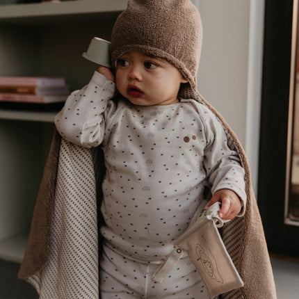 Snoozebaby Wikkeldeken Baby Trendy Wrapping Warm Brown 90x110cm - Snoozebaby - Babywinkel - 8719743856905