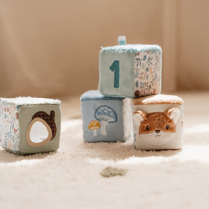 Little Dutch Zachte Blokkenset Forest Friends