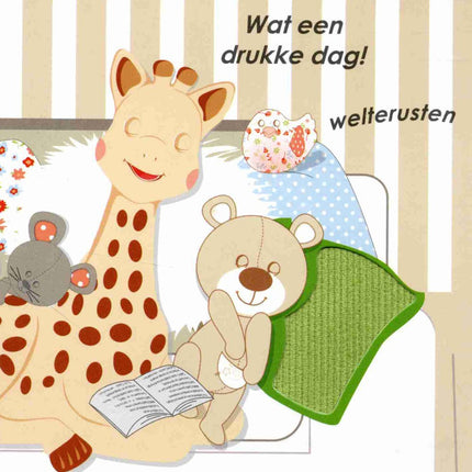 Sophie de Giraf Baby Boekje Voelboekje: Een Dag Met Sophie - Sophie de Giraf - Babywinkel - 9789048312856