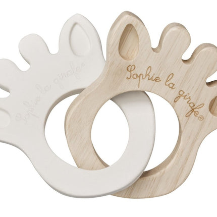 Sophie de Giraf Bijtring So'Pure Van Rubber/Hout - Sophie de Giraf - Babywinkel - 3056562202007