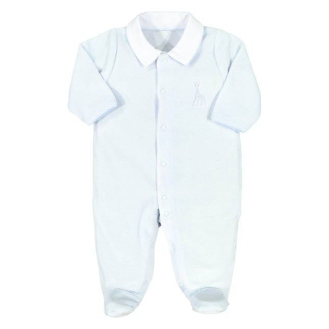 Sophie de Giraf Boxpakje Boxpakje Opening Recht Velour Blauw 0 - 50cm - Sophie de Giraf - Babywinkel - 3760108774889