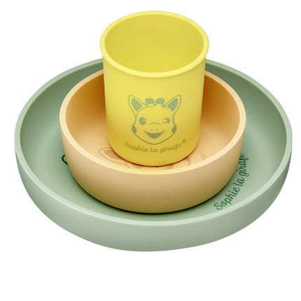 Sophie de Giraf Kinderservies 4St - Sophie de Giraf - Babywinkel - 3056560100015