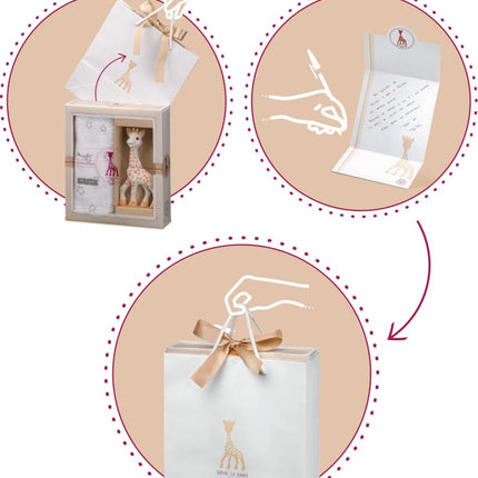Sophie de Giraf Knuffeldoekje Geboorteset Knuffeldoekje - Sophie de Giraf - Babywinkel - 3056560000032