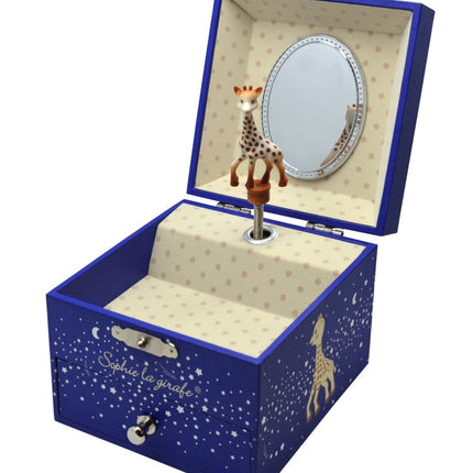 Sophie de Giraf Muziekdoosje Vierkant Glow In The Dark Stars - Sophie de Giraf - Babywinkel - 3457019601297