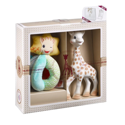 Sophie de Giraf Rammelaar Geboorteset Rammelaars - Sophie de Giraf - Babywinkel - 3056560000025