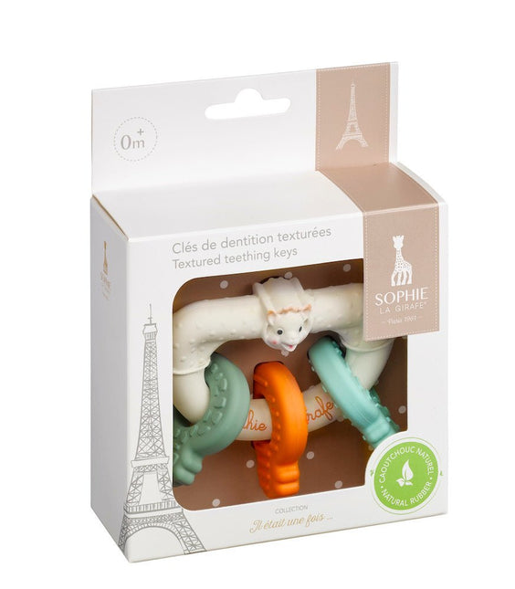 Sophie de giraf Sleutel Bijtring in witte geschenkdoosje - Babywinkel - 3056560103191