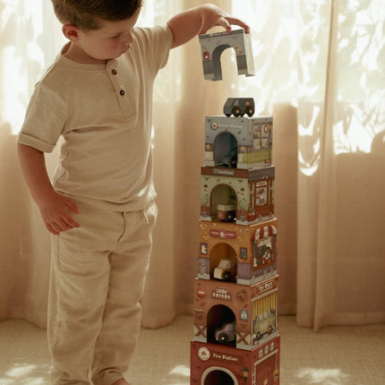Little Dutch Stapeltoren Incl. 6 Auto's